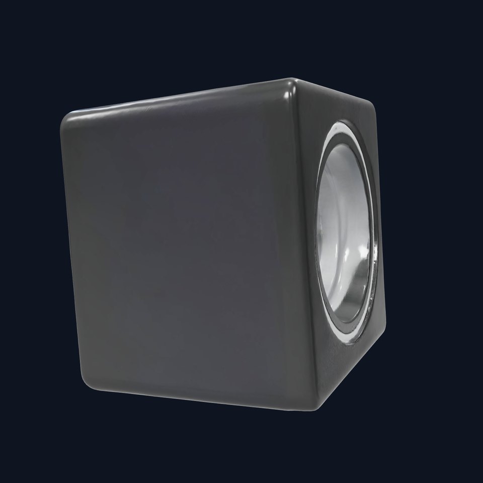 Black Lidar Sensor model pack